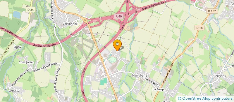 localisation de l'entreprise SCI LA VIGNE DOREE  NEYDENS