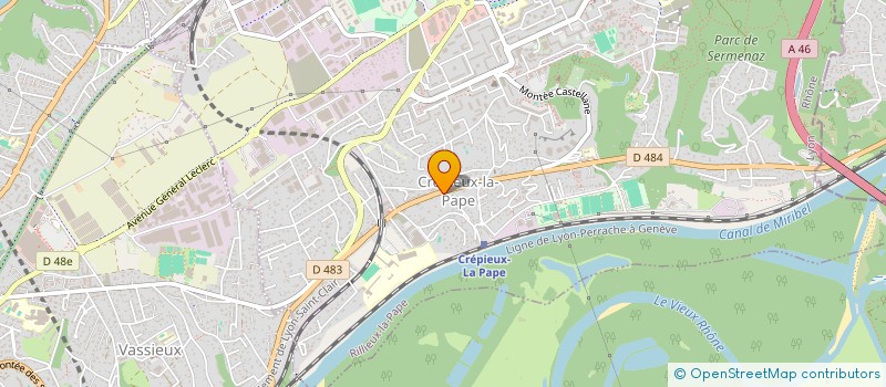 localisation de l'entreprise SCI LA VIGNE LES ALLAGNIERS  RILLIEUX-LA-PAPE