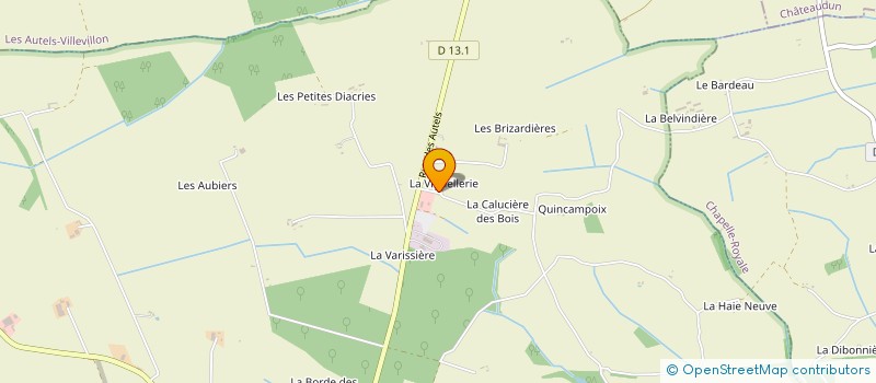 localisation de l'entreprise SCI LA VIGNELLERIE à LA BAZOCHE-GOUET