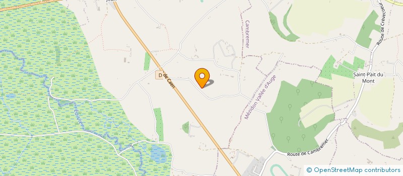 localisation de l'entreprise SCI LA VIGNERIE  MEZIDON VALLEE D'AUGE