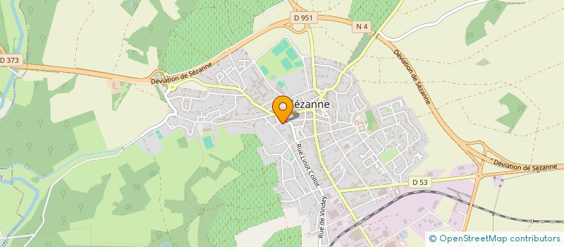 localisation de l'entreprise SCI LA VIGNERONNE à SEZANNE