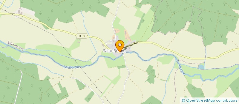 localisation de l'entreprise SCI LA VIGNOTTE  SAINT-BROING