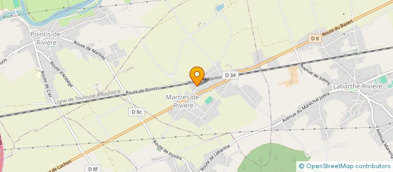 localisation de l'entreprise SCI LA VILLA  MARTRES-DE-RIVIERE