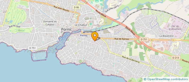 localisation de l'entreprise SCI LA VILLA  PORNIC