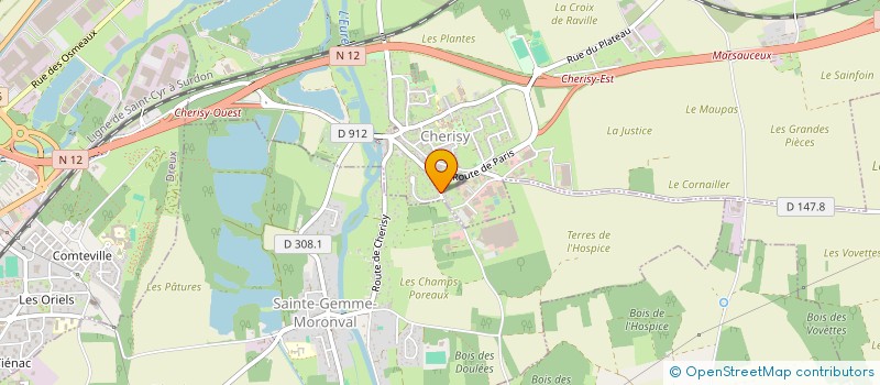 localisation de l'entreprise SCI LA VILLA à MEZIERES-EN-DROUAIS