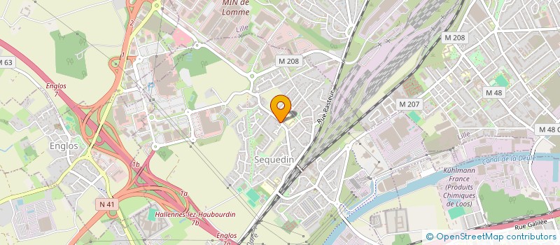 localisation de l'entreprise SCI LA VILLA BLANCHE  SEQUEDIN