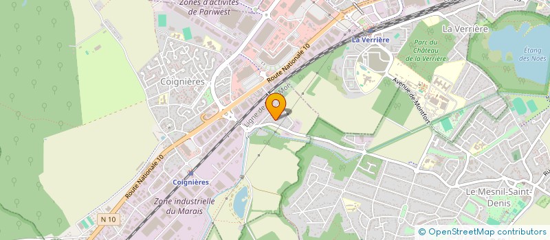 localisation de l'entreprise SCI LA VILLA BUISSONNIERE à COIGNIERES