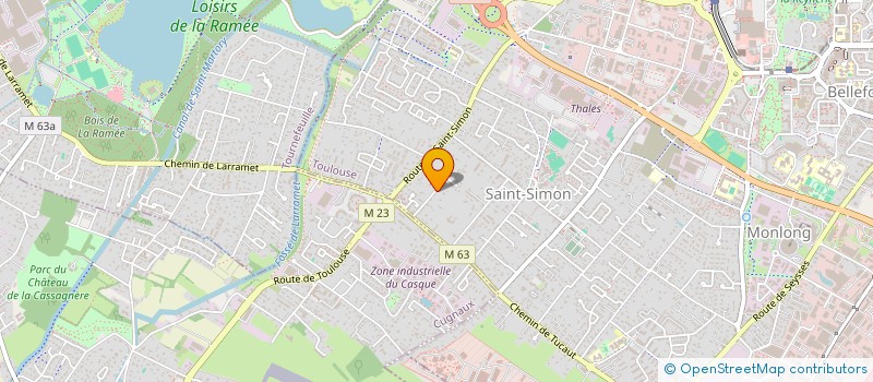 localisation de l'entreprise SCI LA VILLA D'ESTHER MARIO à TOULOUSE