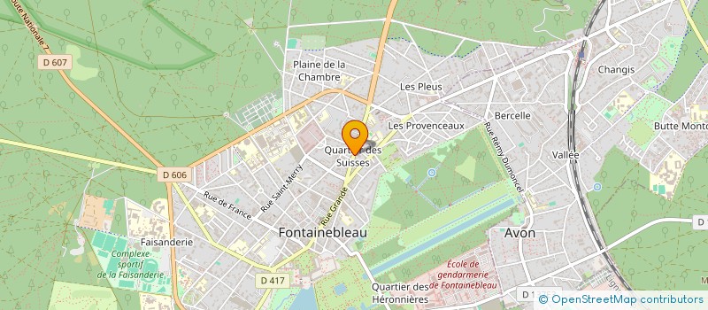 localisation de l'entreprise SCI LA VILLA DE FRANCE  FONTAINEBLEAU