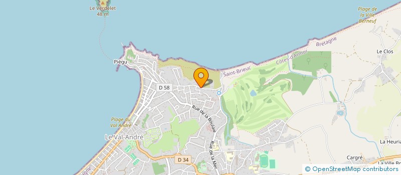 localisation de l'entreprise SCI LA VILLA DES GLYCINES  PLENEUF-VAL-ANDRE