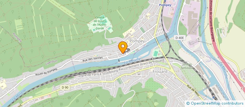 localisation de l'entreprise SCI LA VILLA DES ROSES  POMPEY