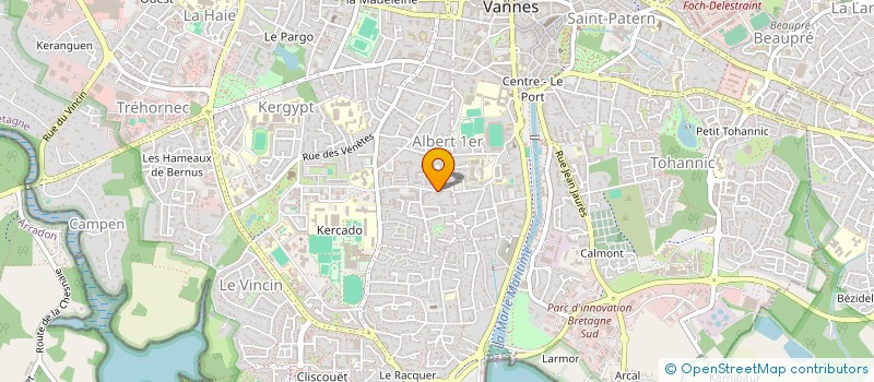 localisation de l'entreprise SCI LA VILLA FROMENTIN à VANNES