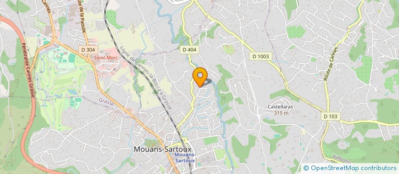 localisation de l'entreprise SCI LA VILLA ORION à MOUANS-SARTOUX