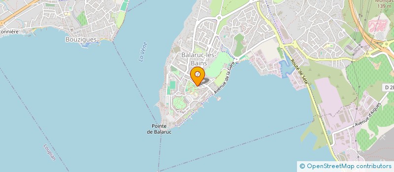 localisation de l'entreprise SCI LA VILLA ROMAINE  BALARUC-LES-BAINS