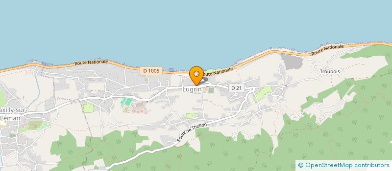 localisation de l'entreprise SCI LA VILLA ROSE  LUGRIN