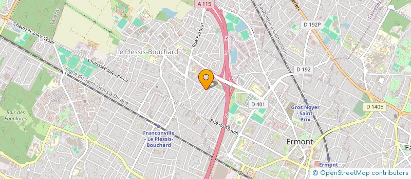 localisation de l'entreprise SCI LA VILLAGEOISE à LE PLESSIS-BOUCHARD