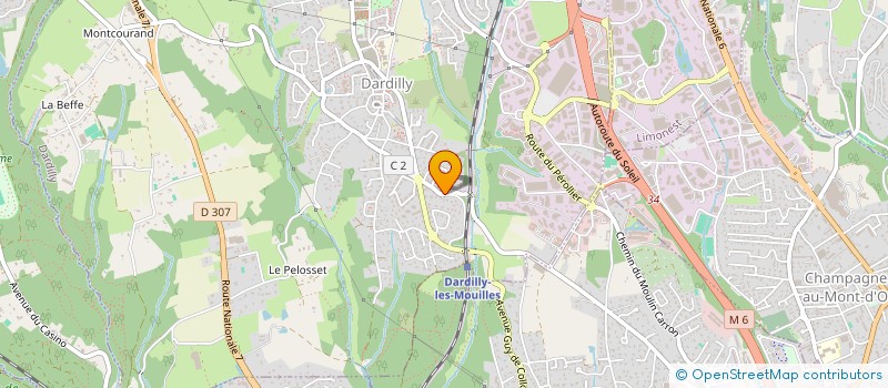 localisation de l'entreprise SCI LA VILLATTE à DARDILLY