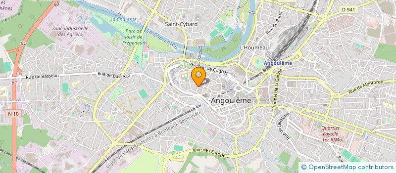 localisation de l'entreprise SCI LA VILLE à ANGOULEME