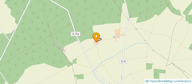 localisation de l'entreprise SCI LA VILLE AU BOIS  SAINT-HILLIERS