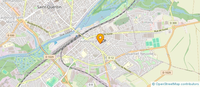 localisation de l'entreprise SCI LA VILLE AUX BOIS à SAINT-QUENTIN