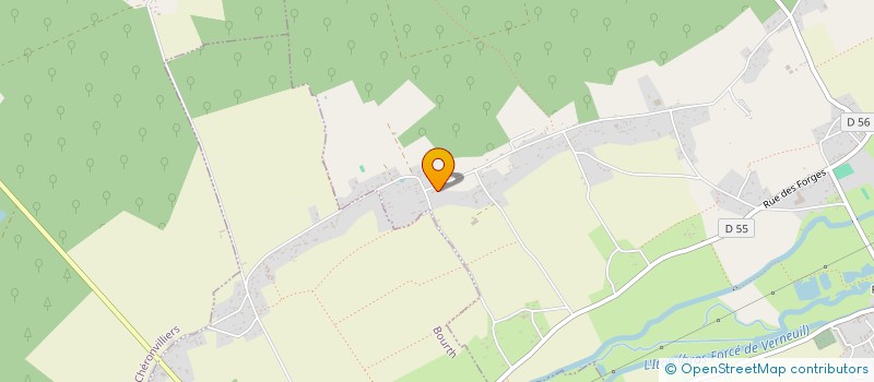 localisation de l'entreprise SCI LA VILLE AUX BONNETS  VERNEUIL D'AVRE ET D'ITON