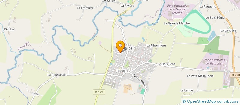 localisation de l'entreprise SCI LA VILLE BENETRE  SAINT-SAUVEUR-DES-LANDES