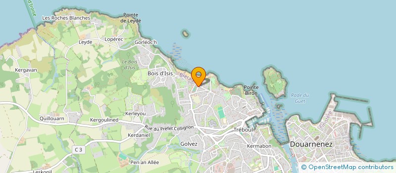 localisation de l'entreprise SCI LA VILLE D'YS  DOUARNENEZ