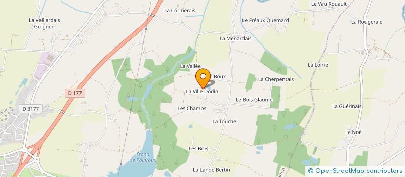 localisation de l'entreprise SCI LA VILLE DODIN HN  GUIGNEN