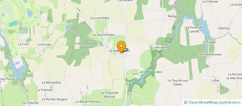 localisation de l'entreprise SCI LA VILLE FAUQUE  BROUALAN