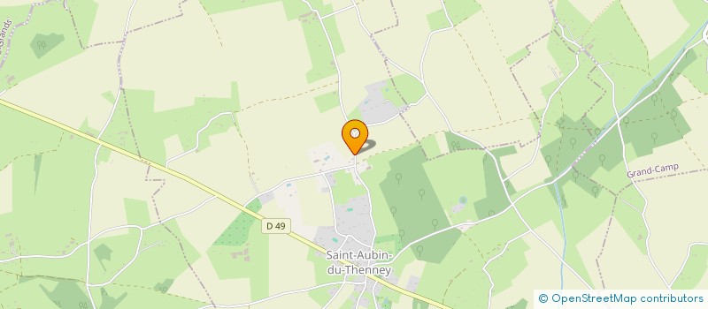 localisation de l'entreprise SCI LA VILLEBOUDIERE  SAINT-AUBIN-DU-THENNEY