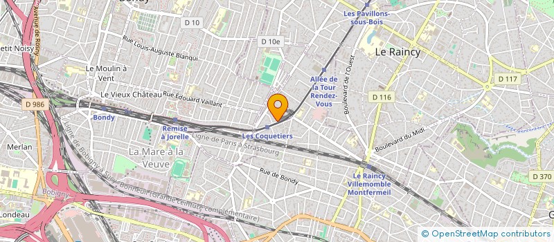 localisation de l'entreprise SCI  LA VILLEMOMBLOISE  VILLEMOMBLE