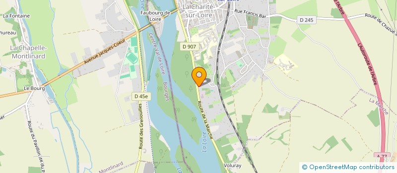 localisation de l'entreprise SCI LA VILLENEUVADA  LA CHARITE-SUR-LOIRE