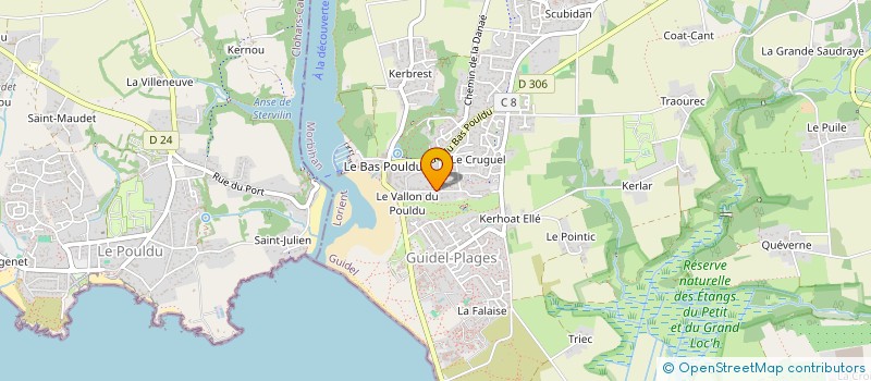 localisation de l'entreprise SCI LA VILLENEUVE  GUIDEL