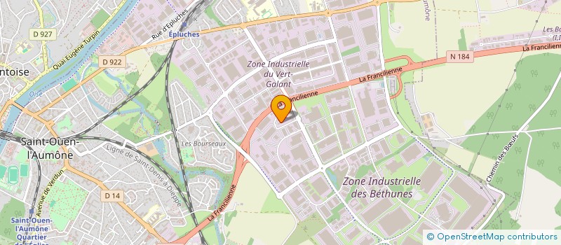 localisation de l'entreprise SCI LA VILLEPINTOISE  SAINT-OUEN-L'AUMONE