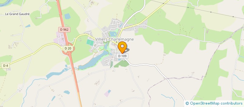 localisation de l'entreprise SCI LA VILLEROISE  VILLIERS-CHARLEMAGNE