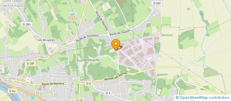 localisation de l'entreprise SCI LA VILLETTE à REYRIEUX