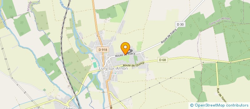 localisation de l'entreprise SCI LA VILLIERE  LURY-SUR-ARNON