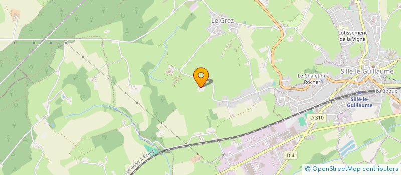 localisation de l'entreprise SCI LA VILLIERE  LE GREZ