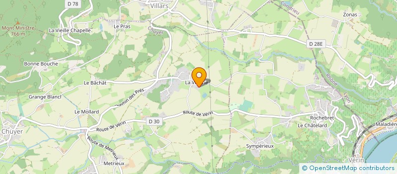 localisation de l'entreprise SCI LA VINAROISE  CHUYER