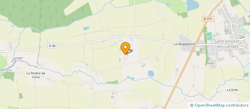 localisation de l'entreprise SCI LA VINCENTAISE  SAINT-VINCENT-DES-LANDES