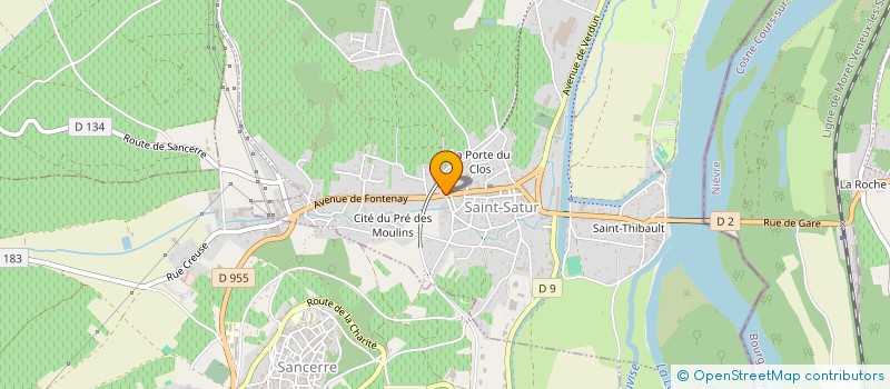 localisation de l'entreprise SCI LA VINEE  SAINT-SATUR