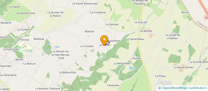 localisation de l'entreprise SCI LA VIOLAIS  CORDEMAIS