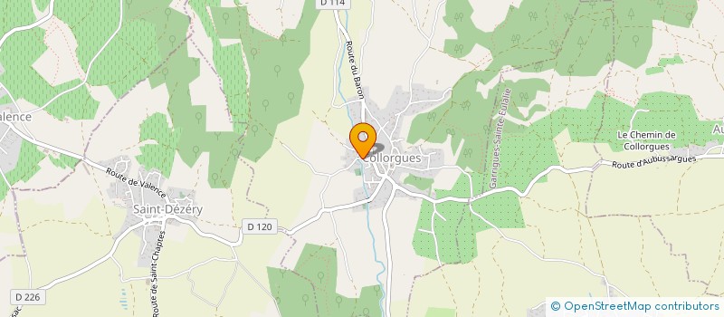 localisation de l'entreprise SCI LA VIOLETTE  COLLORGUES