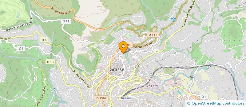 localisation de l'entreprise SCI LA VIOLETTE à GRASSE