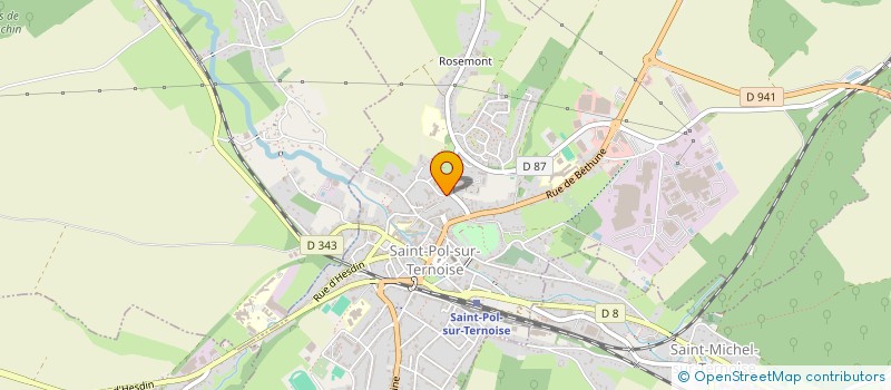 localisation de l'entreprise SCI LA VIOLETTE  SAINT-POL-SUR-TERNOISE