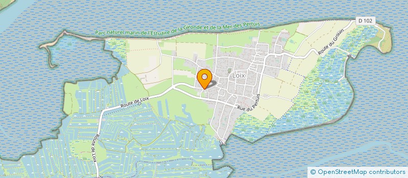 localisation de l'entreprise SCI LA VIOLETTE  LOIX