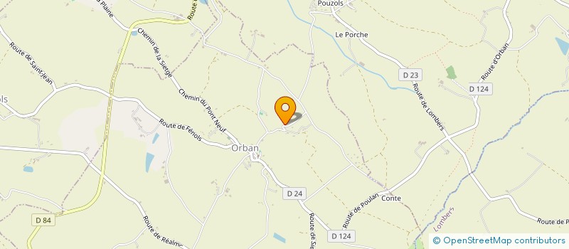 localisation de l'entreprise SCI LA VIOLETTE  ORBAN