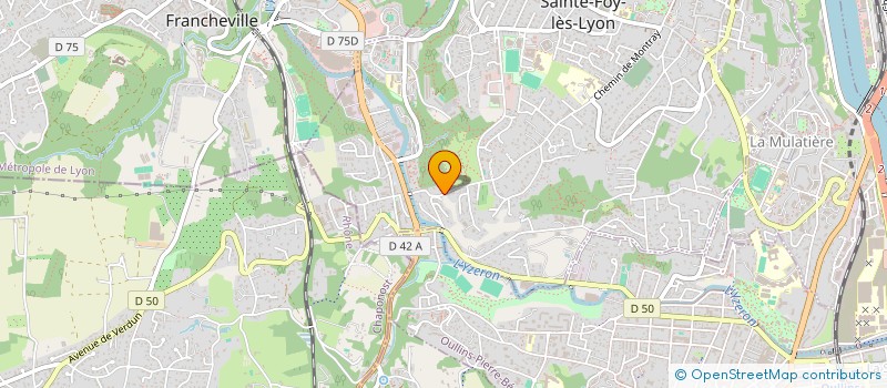 localisation de l'entreprise SCI LA VIOLETTE  SAINTE-FOY-LES-LYON