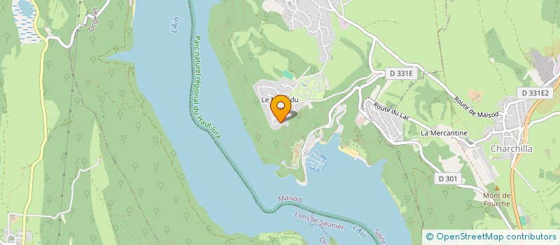 localisation de l'entreprise SCI LA VIOULE  MAISOD