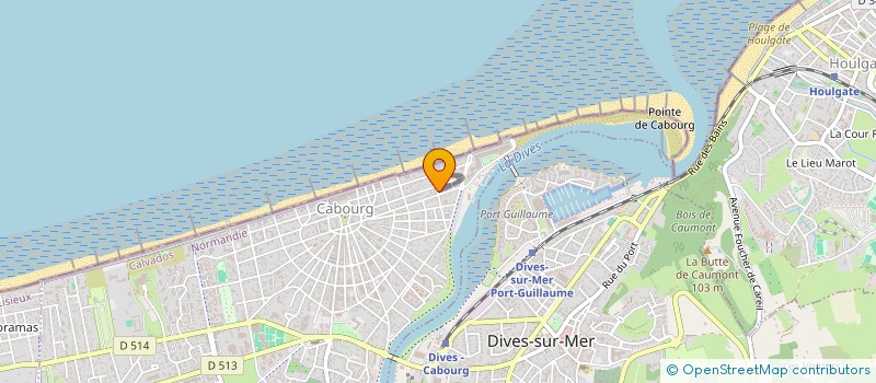 localisation de l'entreprise SCI LA VISTOSA  CABOURG